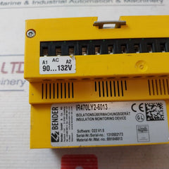 Bender Ir470Ly2-6013 Insulation Monitoring Device 250V