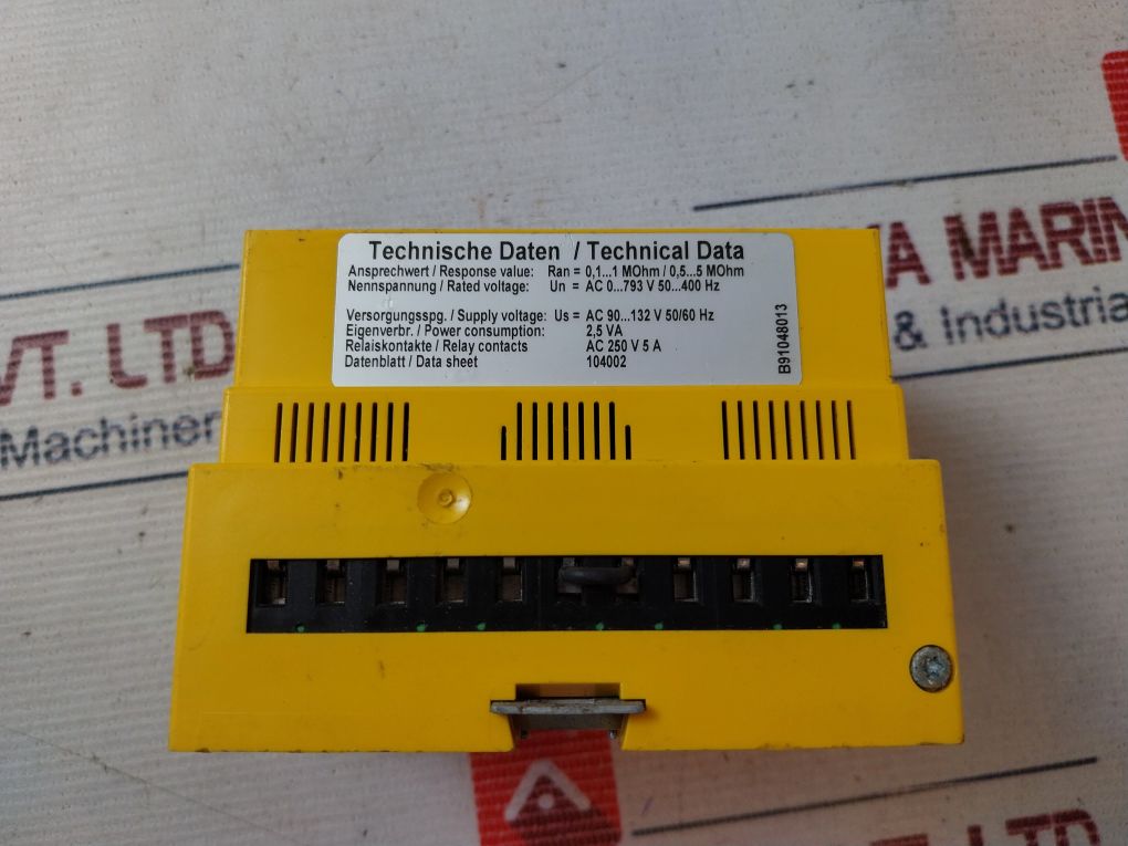 Bender Ir470Ly2-6013 Insulation Monitoring Device 250V