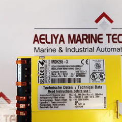 Bender Irdh265-3 Insulation Monitoring Device