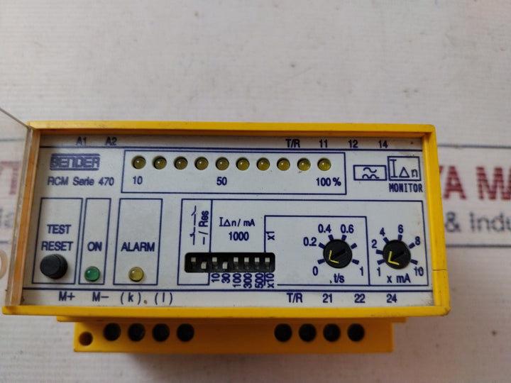 Bender Rcm470Ly-13A Residual Current Monitor Ac 250V 5A