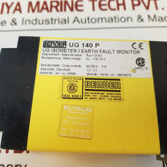 Bender Ug 140 P Earth Fault Monitor
