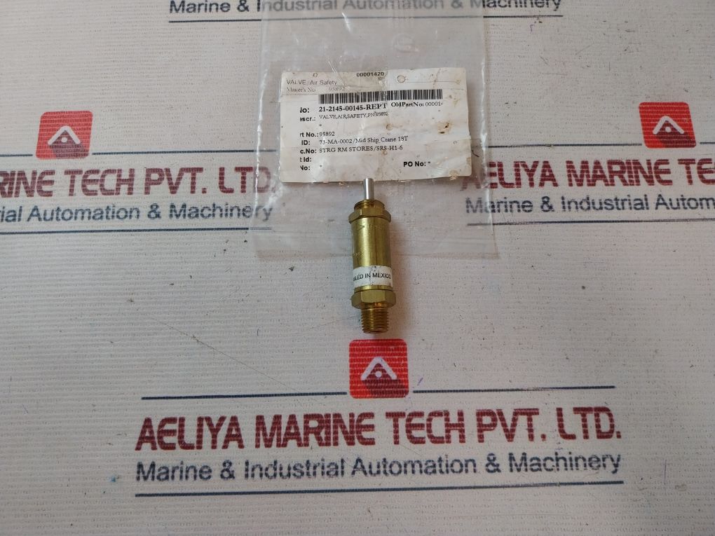 Bendix 205105 Safety Valve 150 Psi – Aeliya Marine Tech