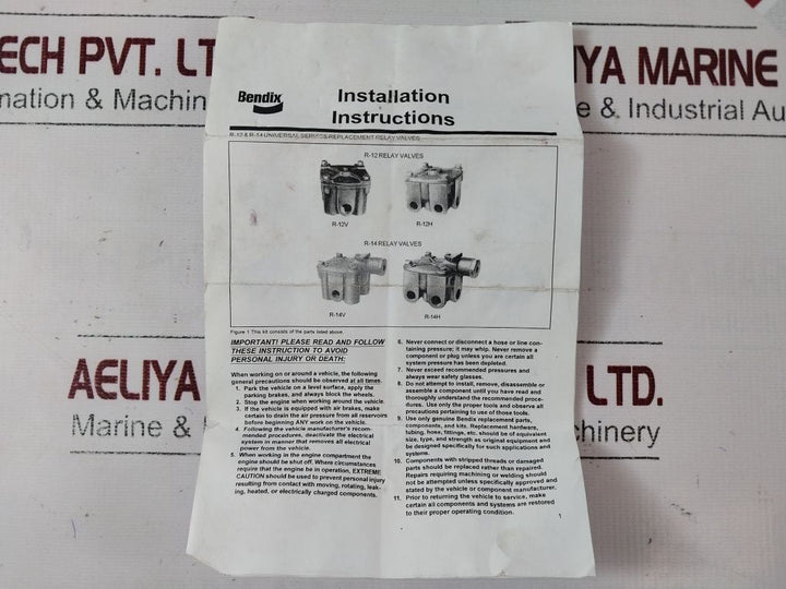 Bendix T-294866-d 2 Way Relay Valve
