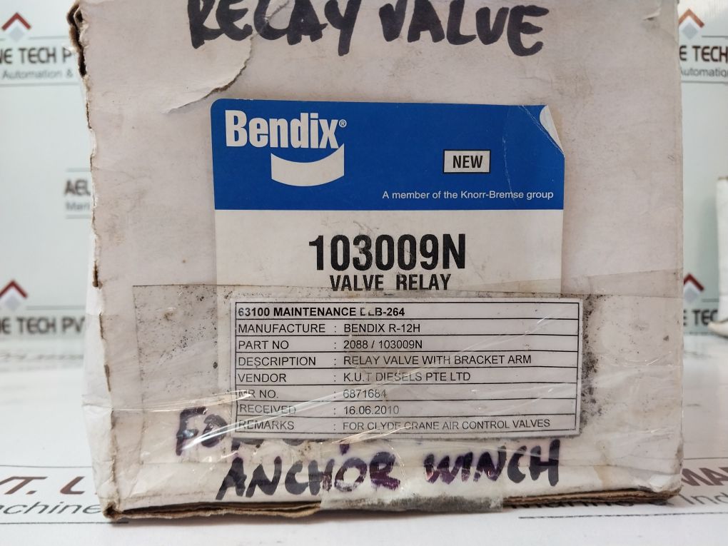 Bendix T-294866-d 2 Way Relay Valve