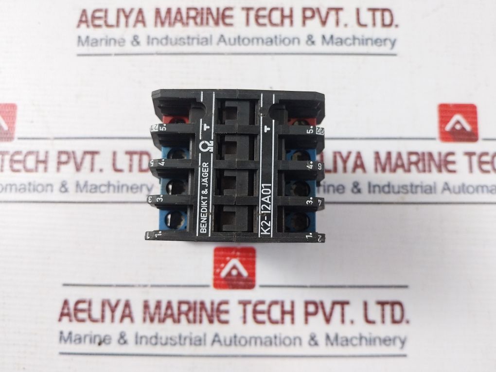 Benedikt & Jager K2-12A01 Contactor 600V 25Amp