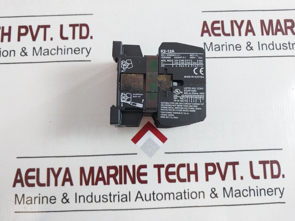 Benedikt & Jager K2-12A10 Contactor Relay