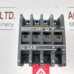 Benedikt & Jager K2-12A10 Contactor Relay