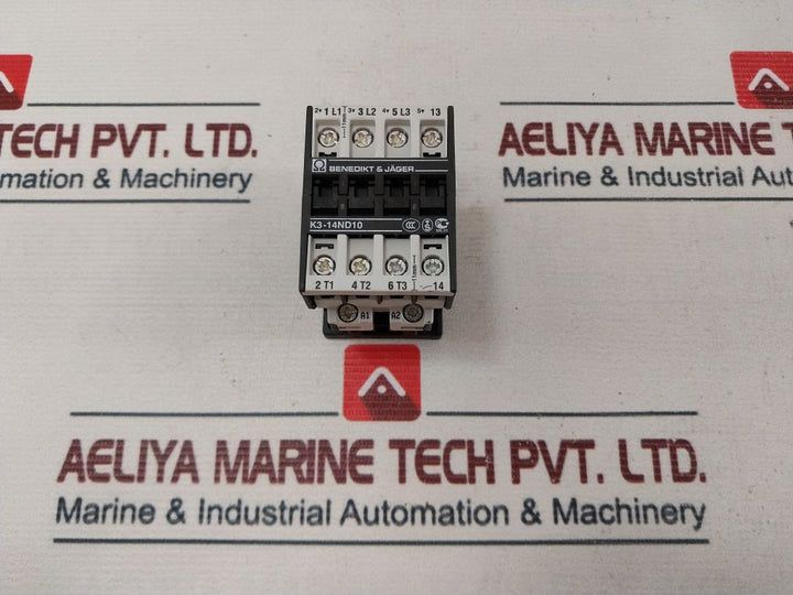 Benedikt & Jager K3-14Nd10 Contactor 
