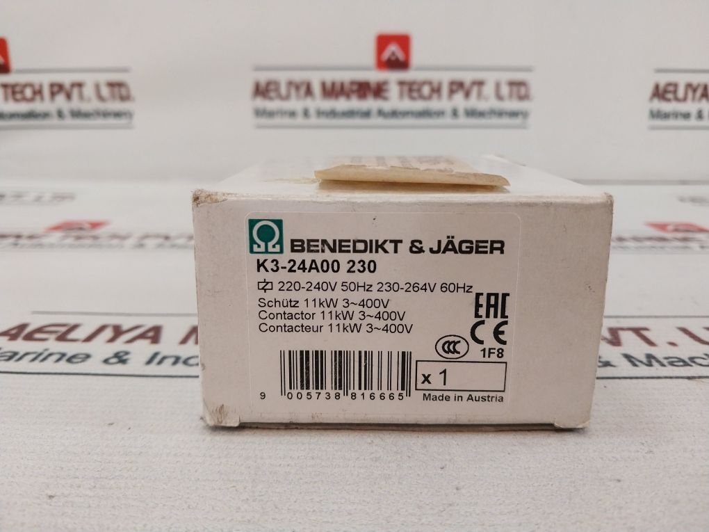 Benedikt & Jager K3-24A00 230 Contactor