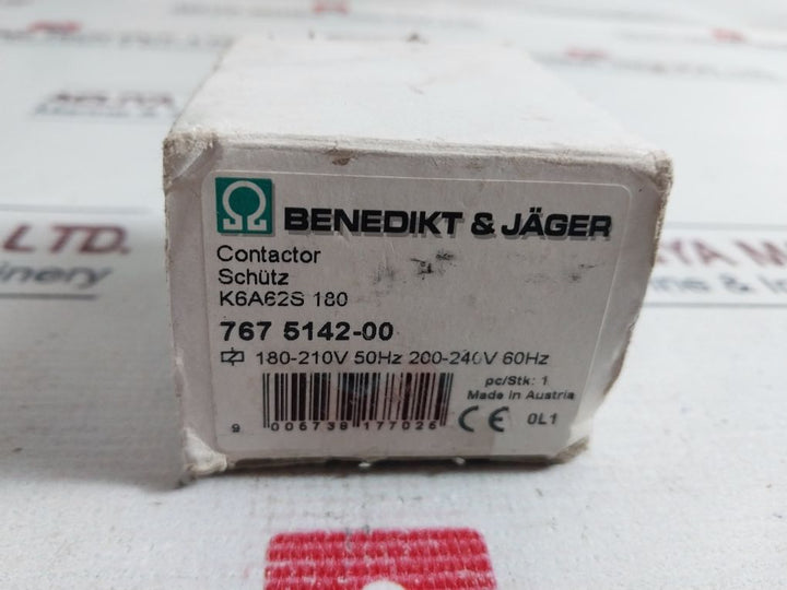 Benedikt & Jager K6A62S Contactor