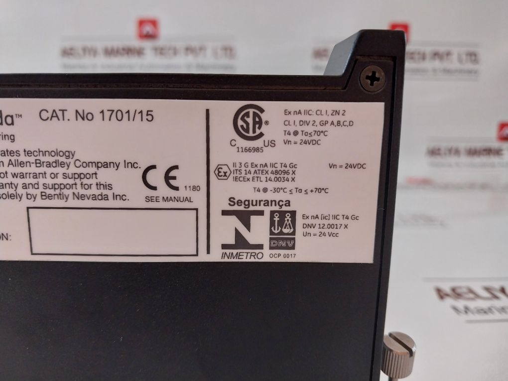 Bently Nevada Field Monitor 1701/15 Proximitor Input Monitor