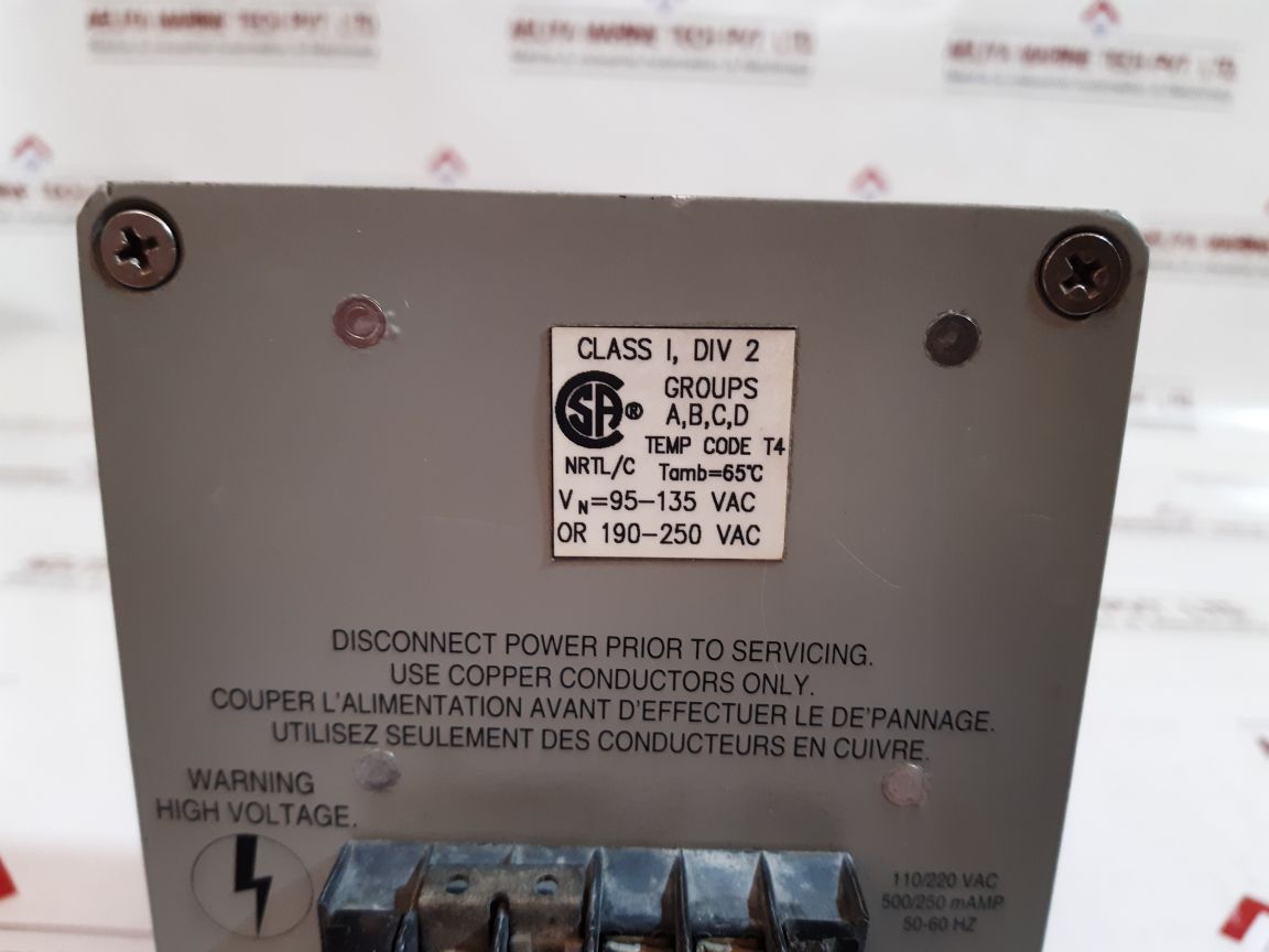 Bently Nevada 1800/10 Power Supply 30 Vdc