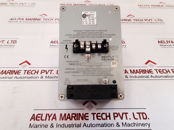Bently Nevada 180010 Power Supply