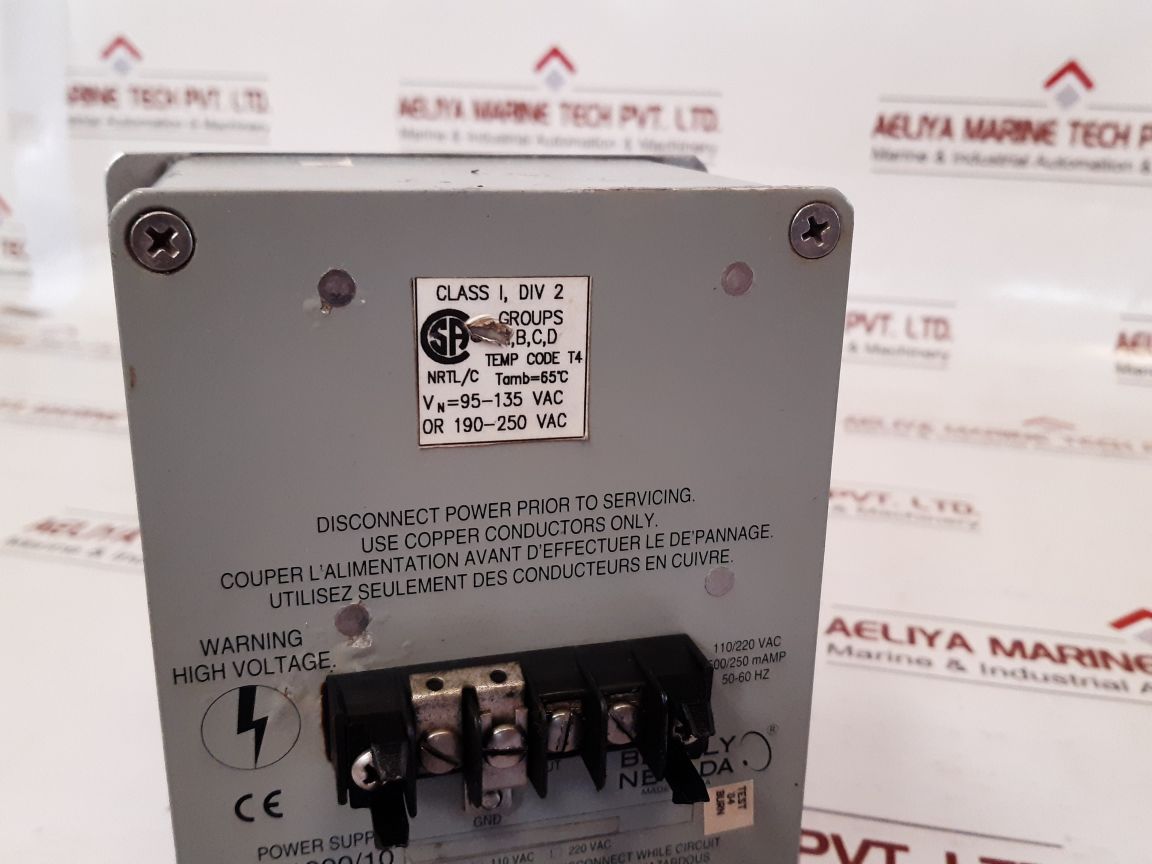 Bently Nevada 1800/10 Power Supply