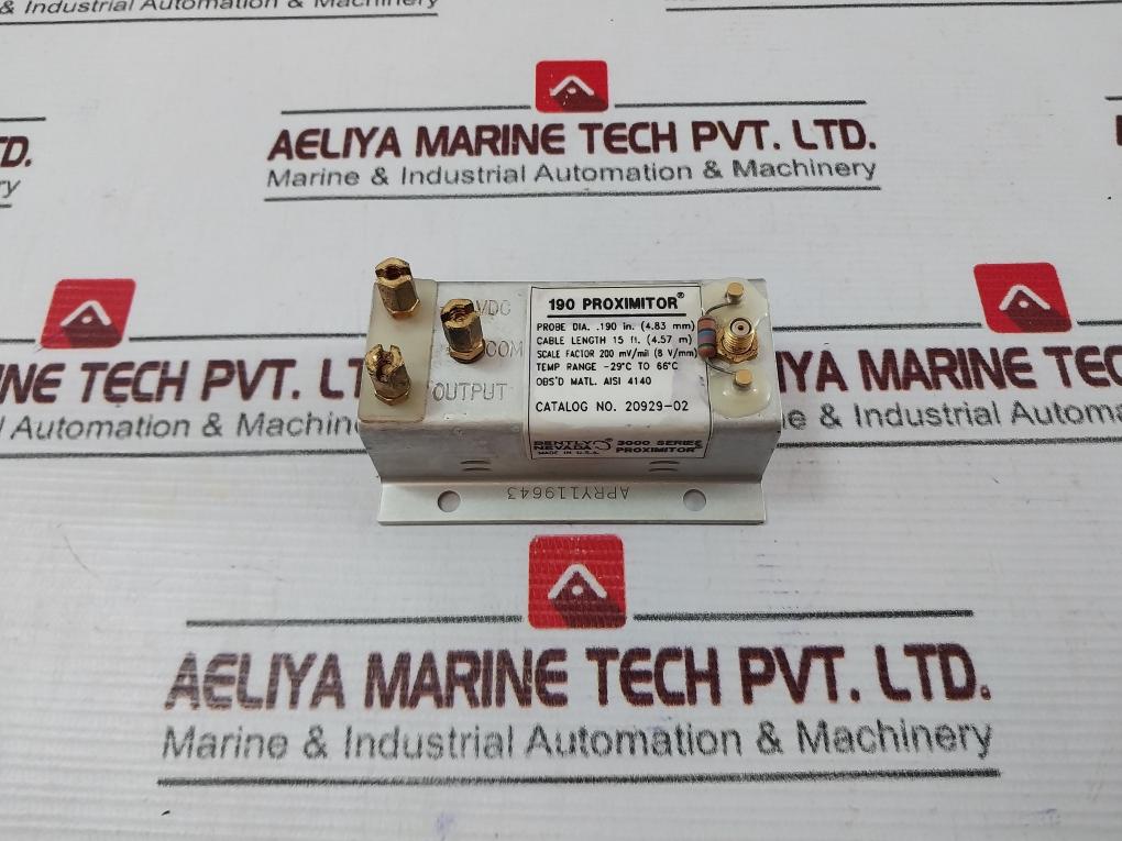 Bently Nevada 20929-02 Proximitor