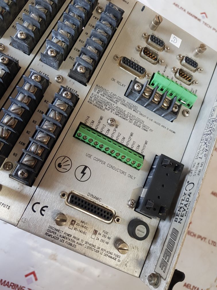 Bently Nevada 3300/14,3300/03,3300/20,3300/25,3300/35 Rack