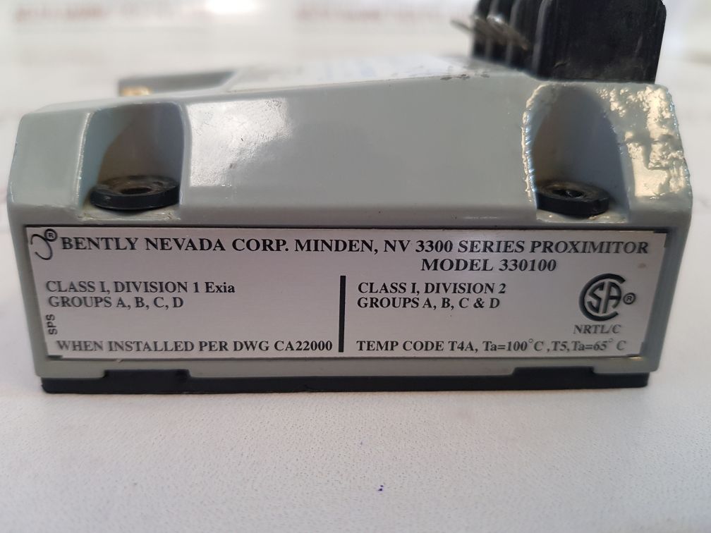 Bently Nevada 3300 Series 330100-50-05 Proximity Sensor