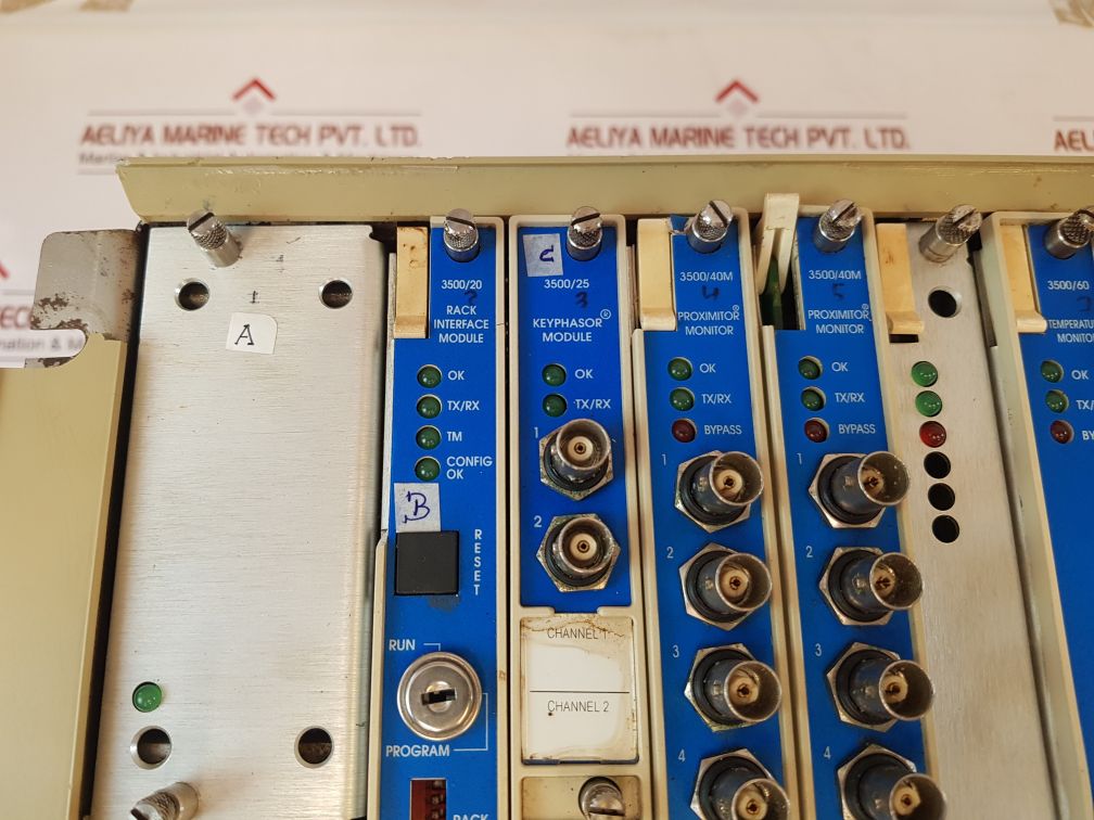 Bently Nevada 3500/20/25/40M/60/32/92 Rack