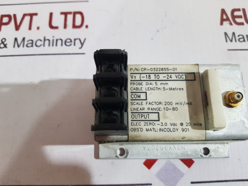 Bently Nevada 7200 Series Proximitor Sensor Cp-0322855-01