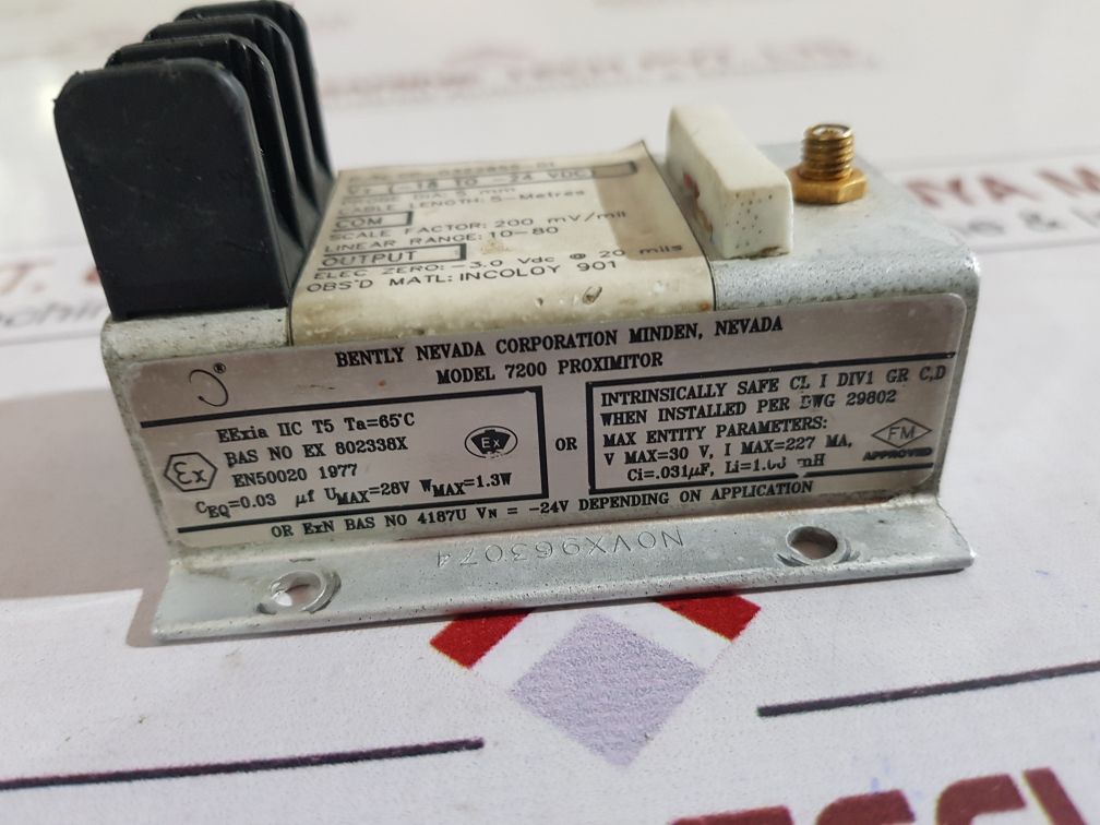 Bently Nevada 7200 Series Proximitor Sensor Cp-0322855-01