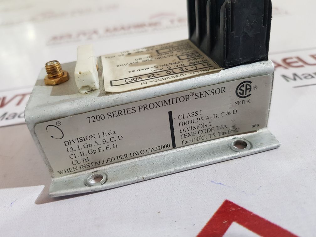 Bently Nevada 7200 Series Proximitor Sensor Cp-0322855-01