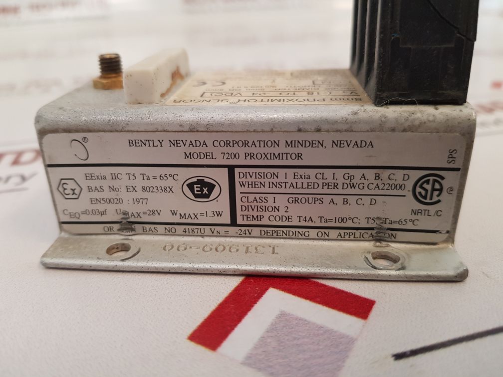 Bently Nevada 7200 Series 131909-90 Proximitor Sensor