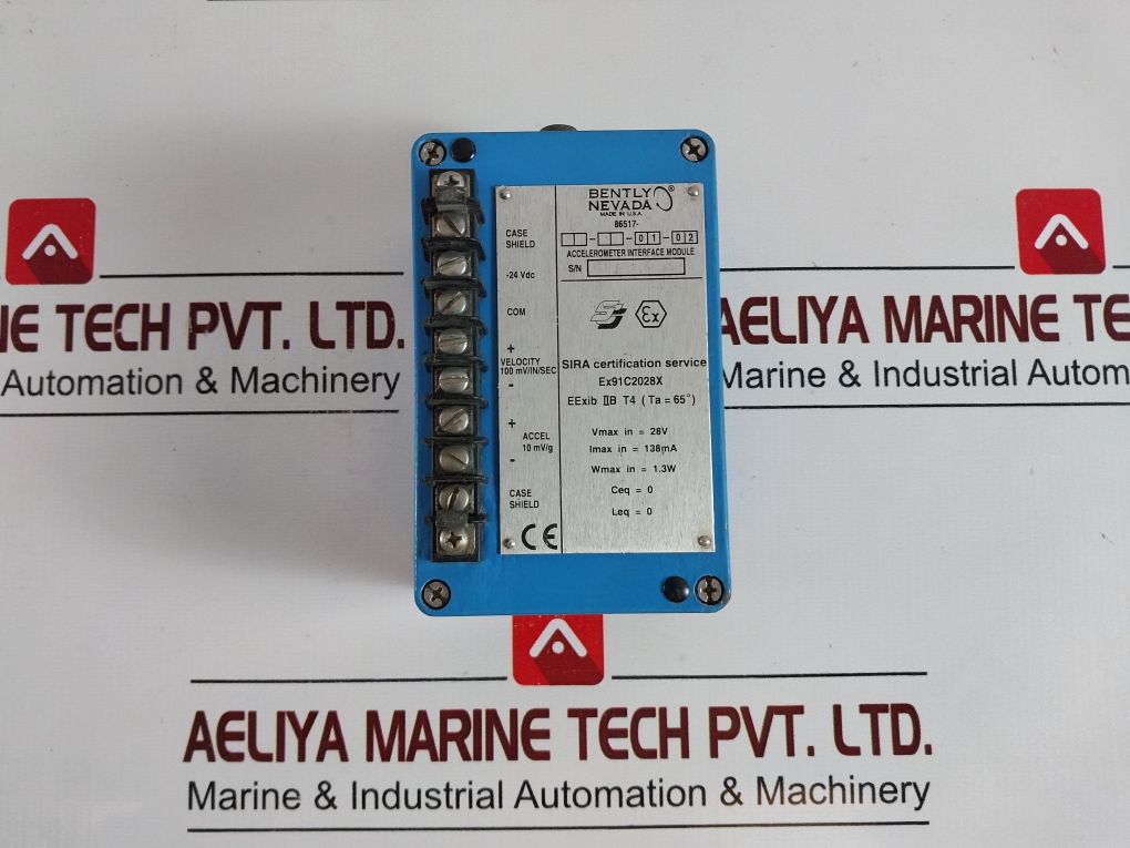 Bently Nevada 86517-01-02 Accelerometer Interface Module
