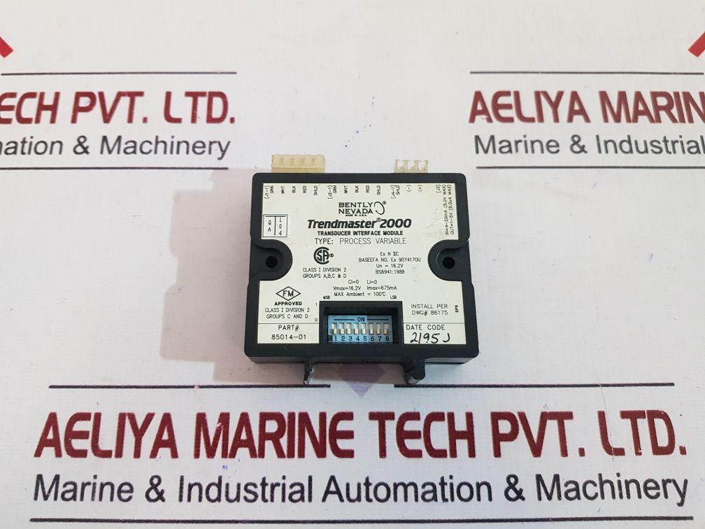 Bently Nevada Trendmaster 2000 Transducer Interface Module 85014-01 ...