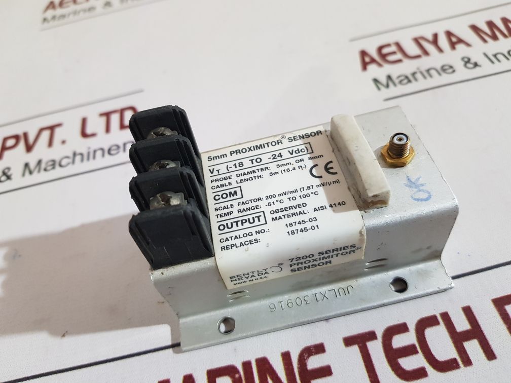 Bently Nevada 7200 Series 5Mm Proximitor Sensor