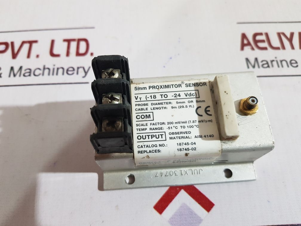 Bently Nevada 5Mm Proximitor Sensor 7200 Series
