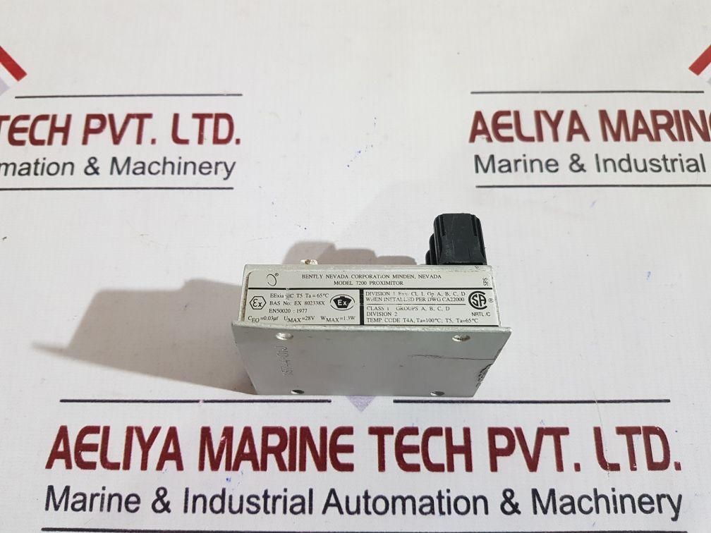 Bently Nevada 7200 Series Proximitor Sensor Vt (-18 To -24 Vdc) 131909-50