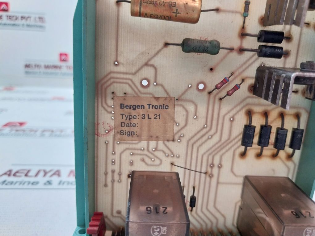 Bergen Tronic 3 L 21 Circuit Board