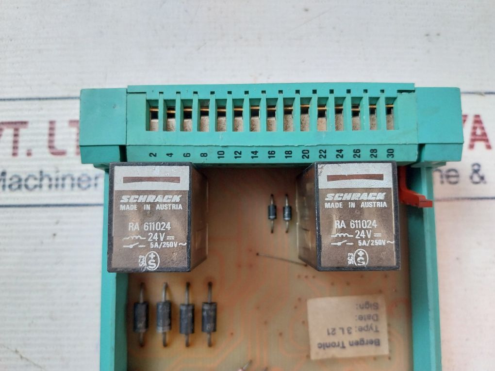 Bergen Tronic 3 L 21 Circuit Board