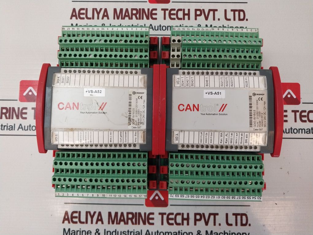 Berghof Cantrol Qdio 16/16-0,5 Digital I/O Module Version: 0012