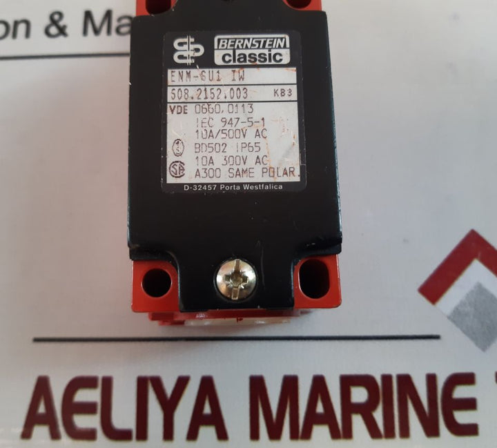 Bernstein Enm-su1 Iw Limit Switch 608.2152.003
