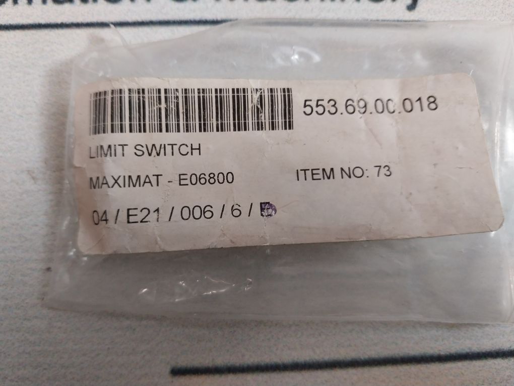 Bernstein I88-u1Z Riwl Limit Switch