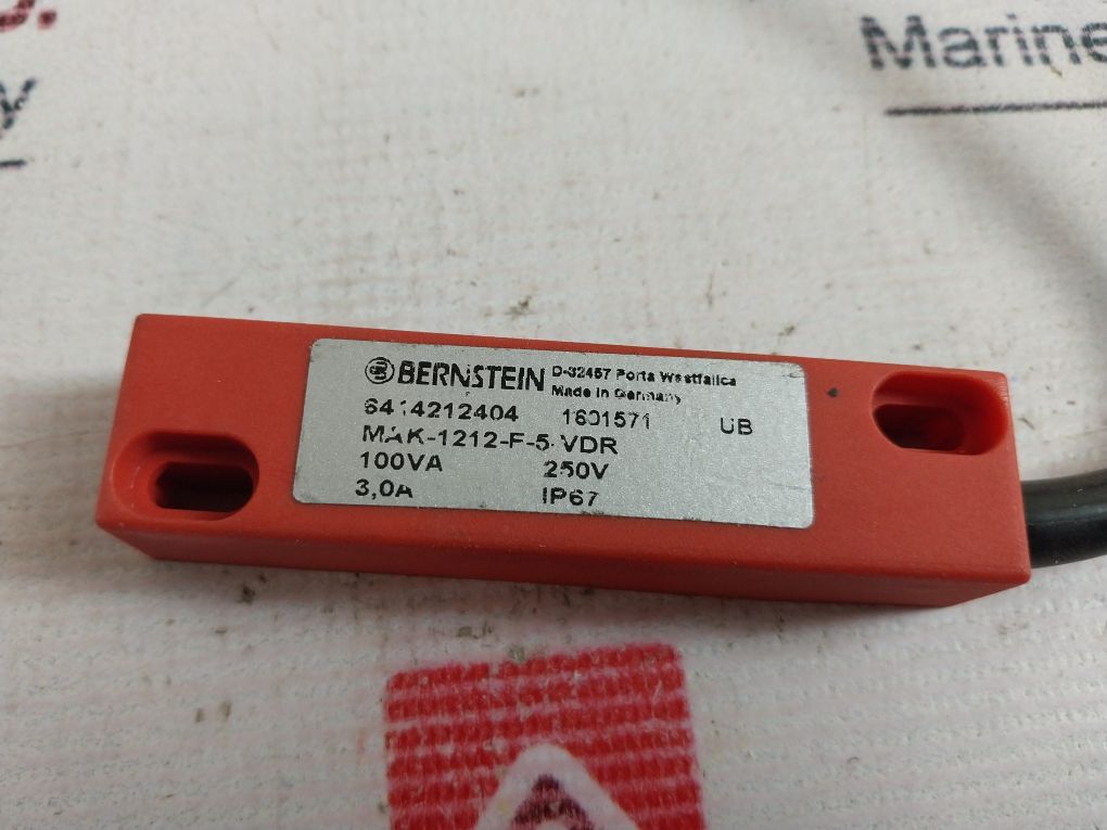 Bernstein Mak-1212-f-5-vdr Magnet Switch-5 Meter Cable Ip67