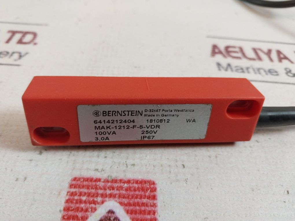 Bernstein Mak-1212-f-5-vdr Magnetic Switch 100Va 250V