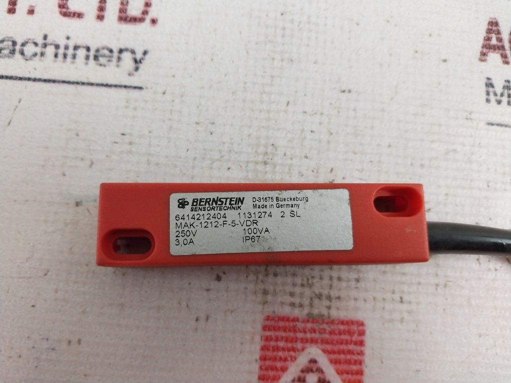 Bernstein Mak-1212-f-5-vdr Magnetic Switch Ip67
