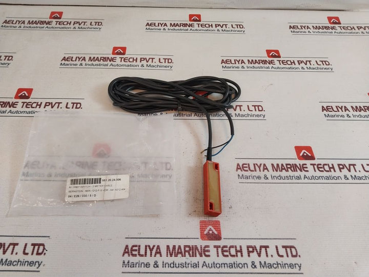 Bernstein Mak-1212-f-5-vdr Magnetic Switch With 5 Meter Cable