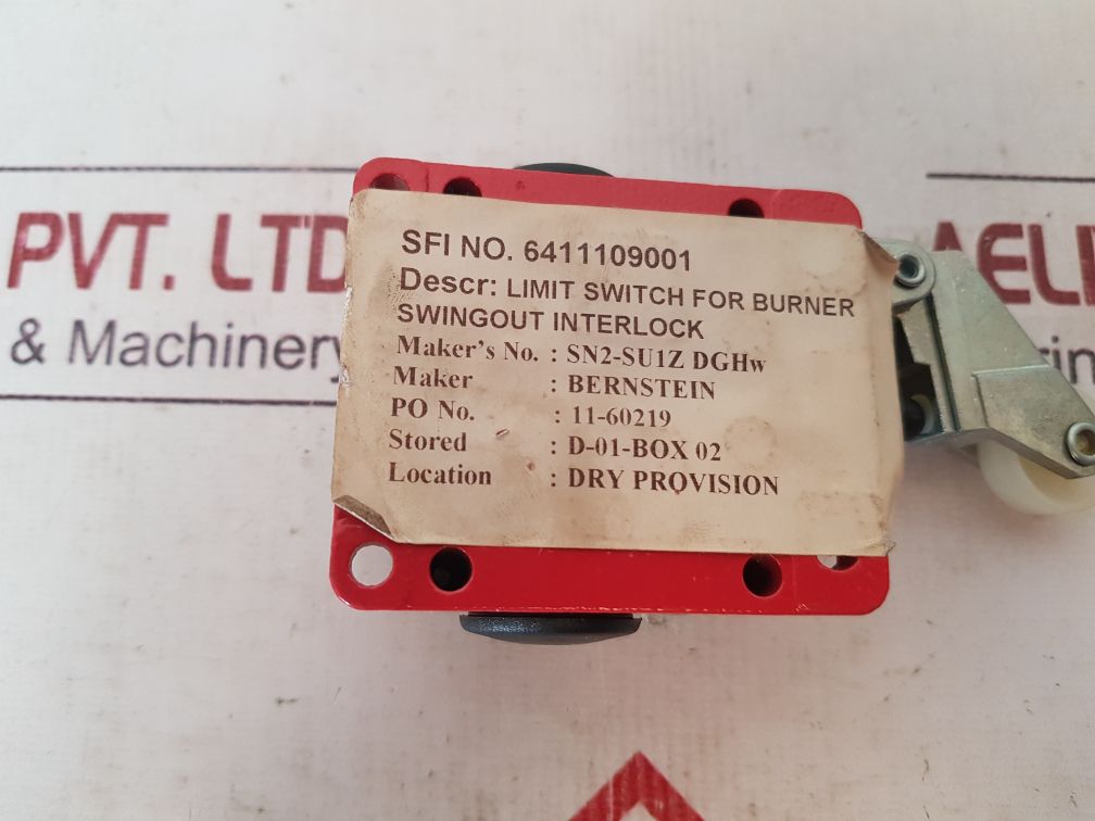 Bernstein Sn2-su1Z Limit Switch E123781
