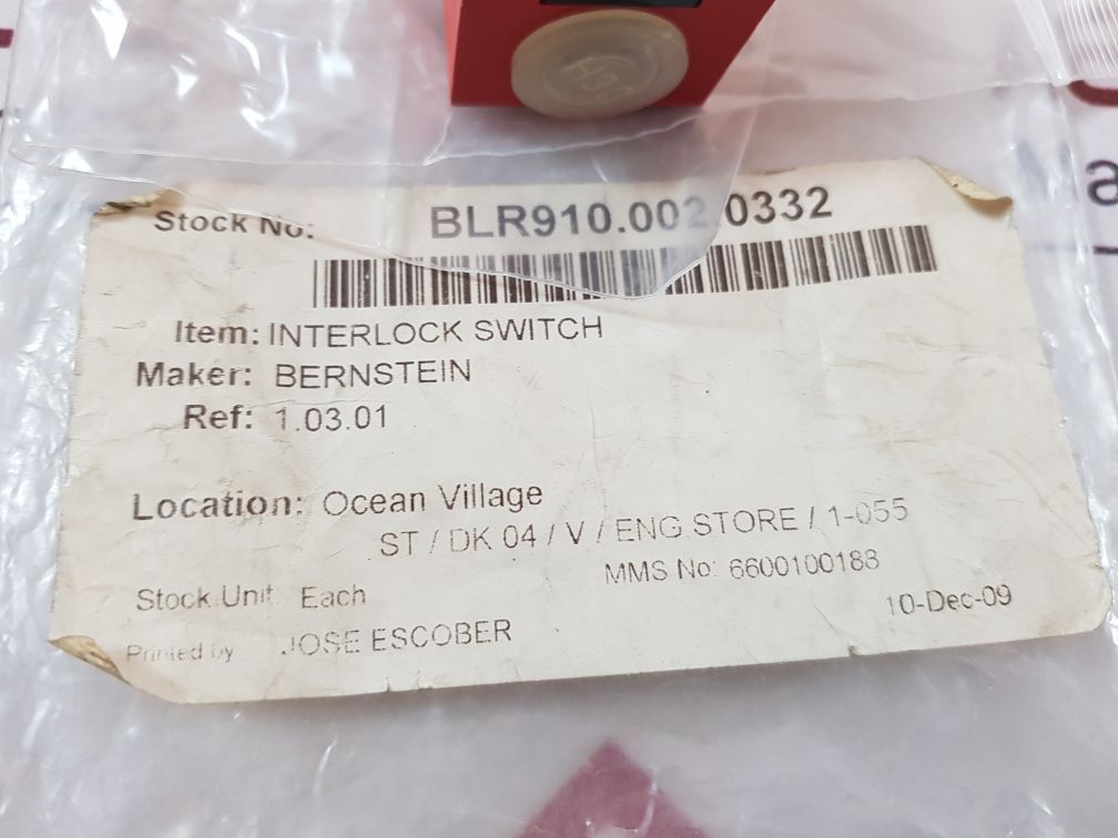 Bernstein ti-u1z hw limit switch 608.4121.505