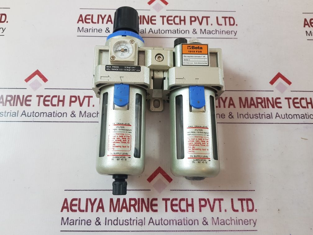 Beta 1919 F3/8 Filter-regulator-lubricator
