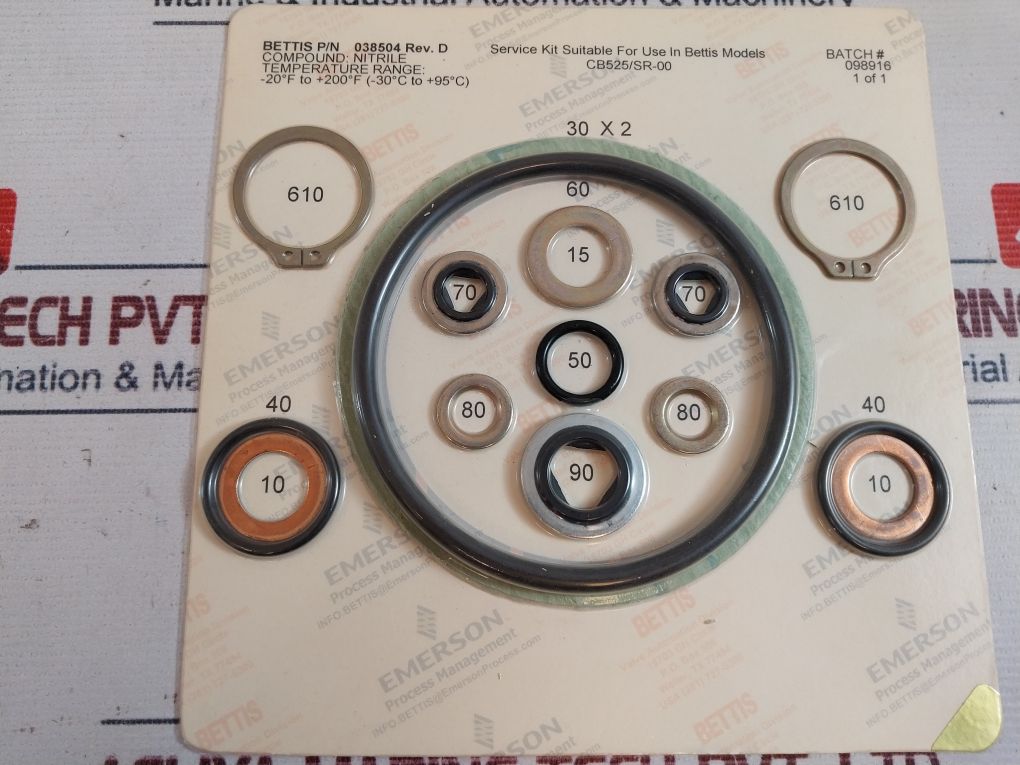 Bettis 038504 Service Kit