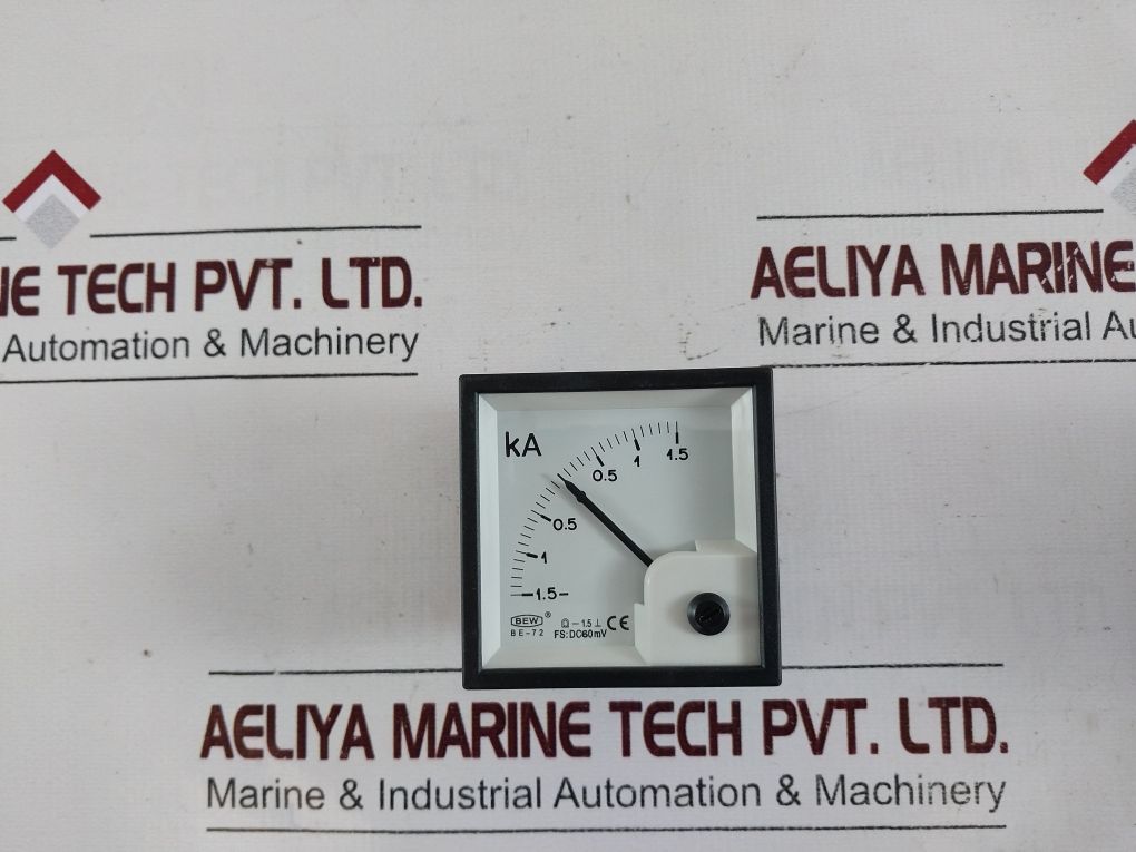 Bew Be-72 Panel Meter -1.5-0-1.5 Ka