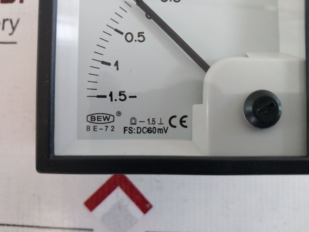 Bew Be-72 Panel Meter -1.5-0-1.5 Ka