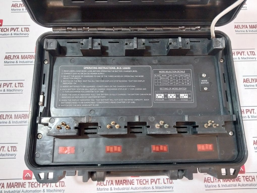 Bharat Electronics Bcs 1244 Charger Battery X2/6130-003923