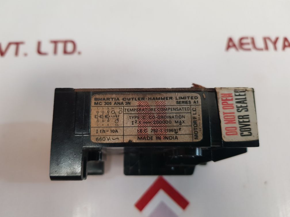 Bhartia Cutler-hammer Mc 305 Ana 3N Overload Relay