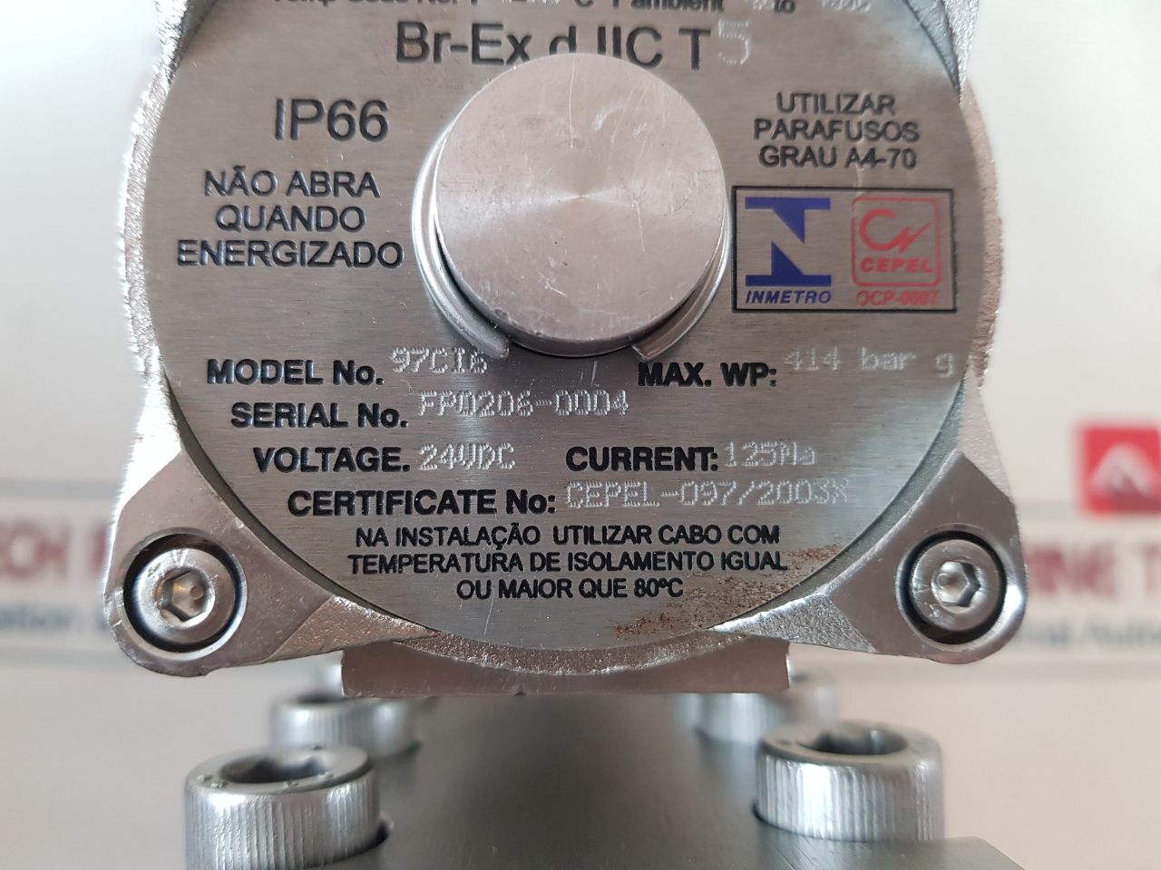 Bifold Fluid Power 97Ci6 Solenoid Valve Ip66