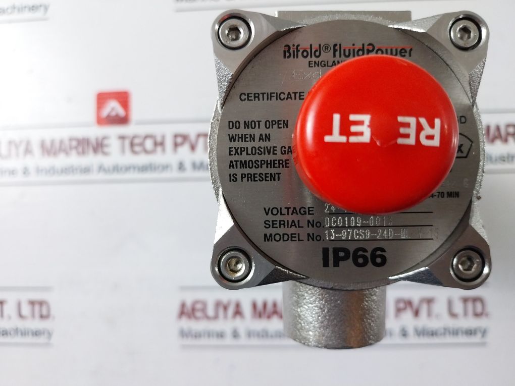 Bifold Fluid Power Fp01/S3/M/32/Nc/S-24Vdc/97Cs9 Solenoid Valve 24V Dc